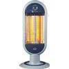 DCG Stufa Elettrica Base Oscillante Al Carbonio Potenza: 1000W Dimension 36x33x76 cm