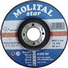 MOLITAL DISCO TAGLIO FERRO ACCIAIO INOX 115mm DISCHI CENTRO DEPRESSO 10pz MOLITAL