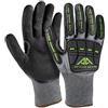 ACTIVE GEAR GUANTI DA LAVORO ANTITAGLIO ACTIVE CUT FODERA HPPE NITRILE NERO SABBIATO TG.10XL