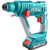 TOTAL MARTELLO TASSELLATORE TRAPANO PERFORATORE A BATTERIA 1,5J TOTAL