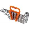 VALEX SET CHIAVI POLIGONALI DOPPIE 8pz 6-22mm ACCIAIO CrV CON SUPPORTO VALEX
