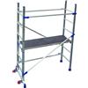 FACAL TRABATTELLO ALLUMINIO FACAL P6 MINI PONTEGGIO ALTEZZA 1,89m USO ZOPPO SU SCALE