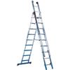 FACAL SCALA ALLUMINIO TELESCOPICA TRASFOMABILE 6+6+6 GRADINI 2mt ALLUNGABILE FACAL