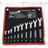 GEKO SERIE KIT SET CHIAVI COMBINATE STELLA E FISSA INGLESI 10pz 6-19mm T00654