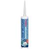 Saratoga Silicone Bianco-San, silicone sigillante sanitari 310 ml Bianco