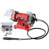 VALEX MOLA DA BANCO SMERIGLIATRICE LUCIDATRICE 150W COMBINATA EX75 + ACCESSORI VALEX
