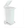MOBIL PLASTIC BIDONE RACCOLTA DIFFERENZIATA CARRELLATO 240LT +PEDALE+ANELLO+ASTE VARI COLORI