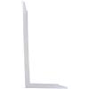 LTF SQUADRA 90° ACCIAIO 60x30cm / 80x40cm / 100x50cm FABBRO MURATORE CARPENTIERE LTF
