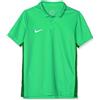 Nike Y Nk Dry Acdmy18 Polo SS Polo, Bambino, Lt Green Spark/Pine Green/(White), L