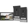 Ezviz Citofono Video Doorphone HP7 2 Entry Kit Gray e Black CS HP7 R110 2W2TFC