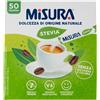 Misura DOLCIFICANTE NATURALE STEVIA MISURA 50 BUSTINE BOX PACCO ZERO CALORIE ZUCCHERO