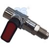 ATEMI Valvola a sfera rubinetto maschio maschio 1/4 sae x femmina 1/8 passo gas