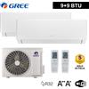 Prodotti KIT Climatizzatore inverter PULAR dual split Wi-Fi 9000 + 9000 Btu (U.E.14) GREE R32