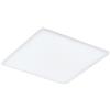 Eglo Led lampada da soffitto Turcona-B, lampada da soffitto, pannello Led | in metallo e una superficie luminosa in plastica bianca, Led bianco caldo, L x L 43,7 cm