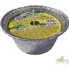 60 PEZZI CANDELE PER ESTERNO ALLA CITRONELLA ANTIZANZARE CM 8,5X4H ALLUMINIO