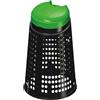 MasterBrico Bidone spazzatura Trespolo portasacco rifiuti immondizia esterno Verde 110 LT