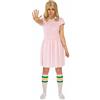 Rubie's, Costume Ufficiale di Stranger Things Eleven, Costume da Adulto, Taglia da Donna, Standard, Multicolore