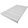 DIGITUS Ripiano - profondità variabile - per Installazione Fissa - 19 Pollici - 1U - Portata 50 kg - per armadi di Rete e Server - A Partire da 1000 mm di profondità dell'Armadio - Grigio