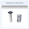 Set pistone e bobina per idropulitrice 220V in metallo