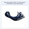 Corda elastica trampolino bambini, sicura, 10mm x 1.2m
