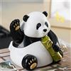 Ornamento Solare per Auto a Forma di Panda, Accessorio per Interni, Panda Che