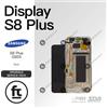 SAMSUNG DISPLAY S8 PLUS G955 ORIGINALE SERVICE SILVER TOUCH SCREEN SCHERMO