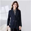 Giacca Donna Blu Marino Elegante Con Bottoni Doppi E Taglio Sartoriale CF56575