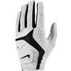 NIKE Bianco Guanto da Golf da Donna Dura Feel IX L/H-Large Unisex