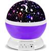 PROIETTORE DI STELLE LUCE LED LAMPADA NOTTURNA STELLATO BAMBINO STAR MASTER