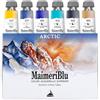 Maimeri BLU, acquerelli di belle arti, set artico, scatola di cartone, colori assortiti, 6 pezzi da 12 ml, multicolore, 12 ml