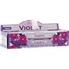 DRW Incenso Bastone Aroma Viola Bastone 25 cm Violet (120 unità) + Stampino San Pancracio