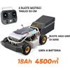 MOWRATOR S1 18Ah 4WD TAGLIAERBA RADIOCOMANDATO DA PENDENZA A BATTERIA E RACCOLTA