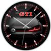 Stilecorse Orologio da parete Auto Nero 30cm Silenzioso per Fan di Golf GTI VW sport Clock