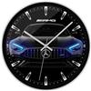 Stilecorse Orologio da parete Nero 30cm Silenzioso per appassionati di AMG Mercedes Benz GT