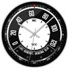 Stilecorse Orologio da parete Nero 30cm Silenzioso Contagiri 500 Epoca Clock Sport Fiat