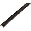 Alberts 485146 Profilo di Guida Superiore, Nero, 2 m