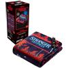 Imetec - CaldoPlaid Stranger Things XL Riscaldabile 180x140cm - Velvet Morbido, Termocromatica, 6 Temperature, Basso Consumo - RUN!