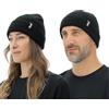 JEEP O102913-B000 J Berretto in Maglia A Costine con Risvolto J23W Unisex Black Uni