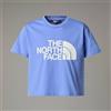 THE NORTH FACE NF0A8DRQ0YI G S/S Crop Easy Tee T-Shirt Unisex Bambino Virtual Blue Taglia XL