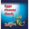 Aqua Dragons Bustina di uova di drago d'acqua, gioco educativo STEM,animale domestico facile per i bambini, uova acquatiche reali, basta fare acqua, crescono fino a 1,5 cm, scopo educativo e scientifico, pack da 1