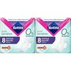 Nuvenia - Assorbente Pure Sensitive Sottile Notte con Ali - Confezione da 16 Assorbenti