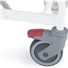 Moretti Spa Ruota con Freno Compatibile con Sedie Comode per WC e per Doccia mod.RS844