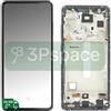 Samsung Display LCD Originale per Samsung A52 Service Pack con frame nero A525F