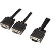 S.C. E COMMERCE Adattatore video 2 Vga MA B15 H 45cm Nero A113-0081 (PACK DA 3)