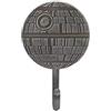 Open Road Brands Disney Star Wars Death Star Cast Iron Wall Hook - Star Wars Wall Hook for Coats, Jackets, Keys and More