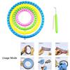 Kit per maglieria Circle Looms con ago a uncino multicolore di alta qualità