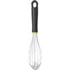HENDI Frusta da cucina con manico ergonomico in polipropilene nero e verde, frusta francese a mano in acciaio inox con spessore di 2mm, lunghezza totale 320mm