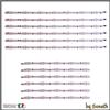 SONETH KIT 12 BARRE LED TV PER SAMSUNG UE50H5030 UE50H5030A UE50H5030AK UE50H5030AKXKZ