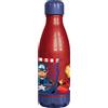 Tataway Marvel Borraccia rossa per bambini in plastica Avengers Iron Man Hulk Captain America 560 ml con tappo a vite