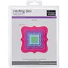 Couture Creations - Stampi nidificati Circle", Colore Nero, Metallo, Black, 25.5 x 19.4 x 0.8 cm